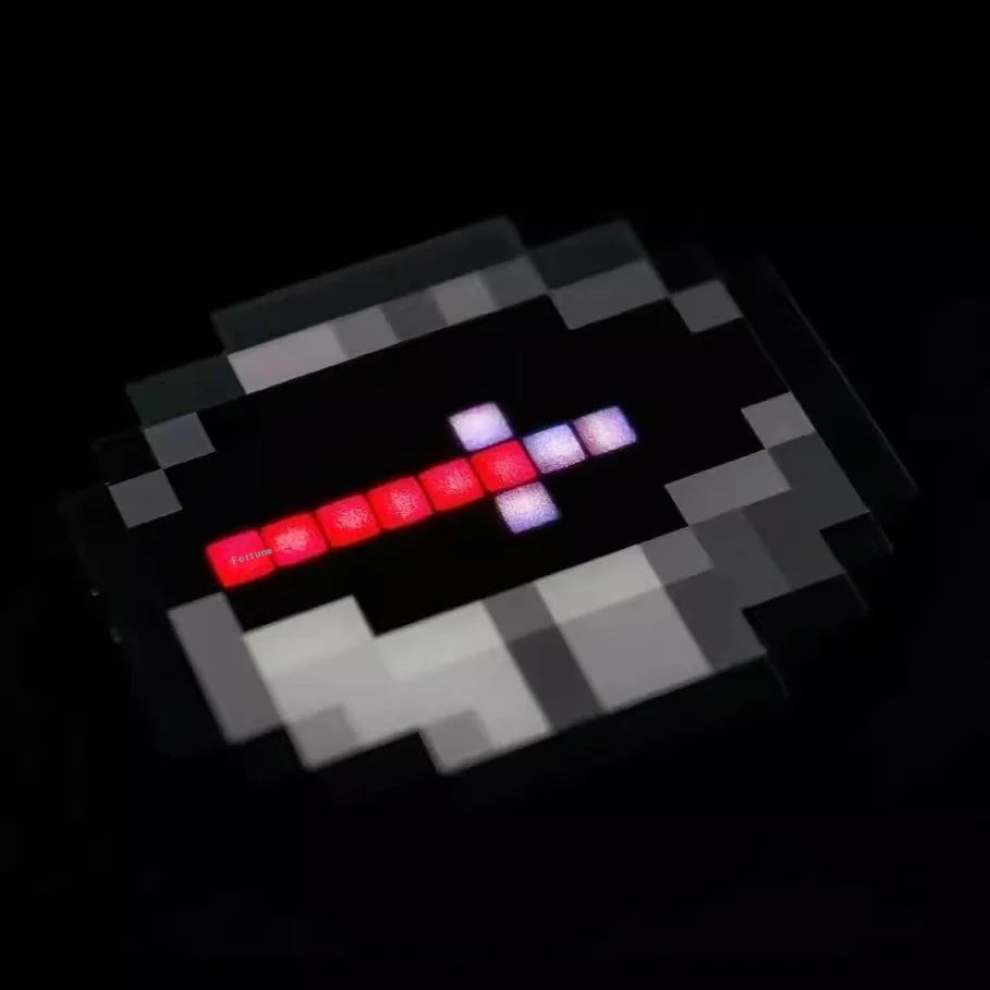 For My Word 3D Printed Magnetic Compass Keychain Casual Pixel Pendant Frozen Characters New Style Game Peripheral Plastic Gift